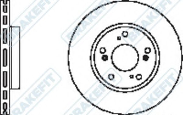 Тормозной диск APEC braking DK6121