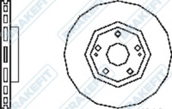 Тормозной диск APEC braking DK6171
