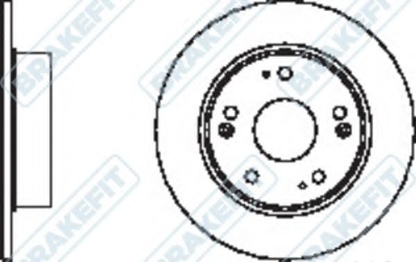 Тормозной диск APEC braking DK6176