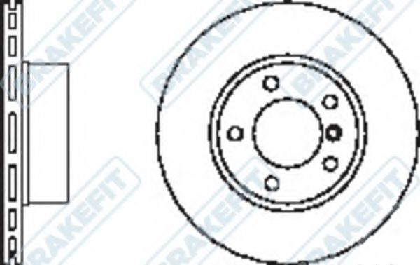 Тормозной диск APEC braking DK6248