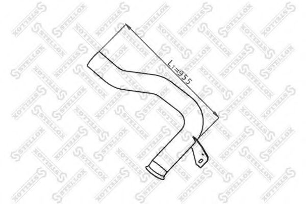 Труба выхлопного газа STELLOX 82-03756-SX