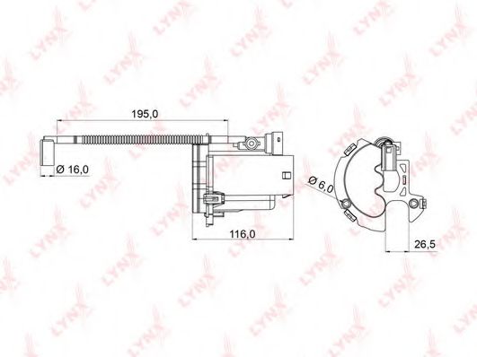 Топливный фильтр LYNXauto LF-992M