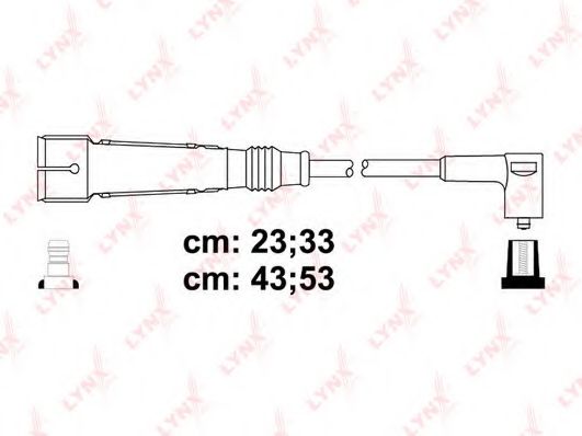 Комплект проводов зажигания LYNXauto SPC4401