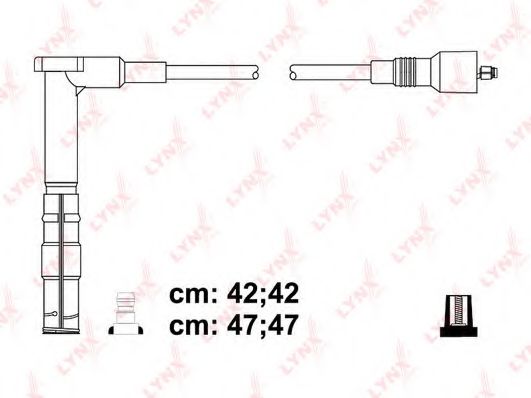 Комплект проводов зажигания LYNXauto SPC5318