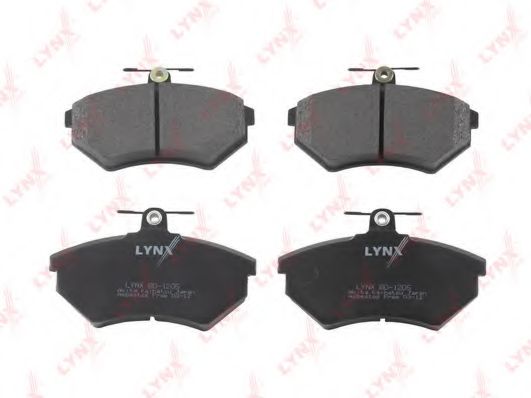 Комплект тормозных колодок, дисковый тормоз LYNXauto BD1205