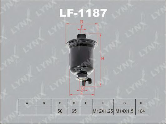 Топливный фильтр LYNXauto LF-1187