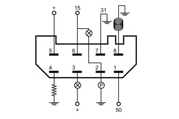 Блок управления, время накаливания NAGARES 03411