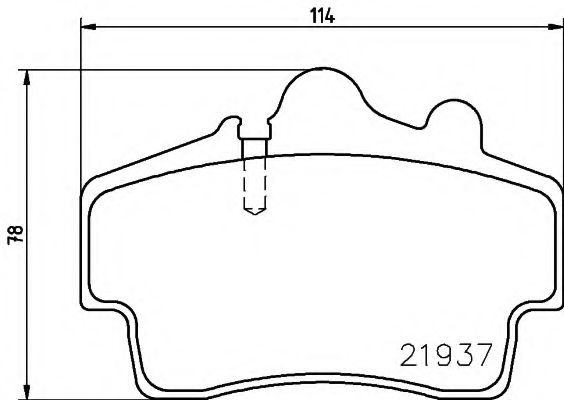 Комплект тормозных колодок, дисковый тормоз HELLA PAGID 8DB 355 018-471