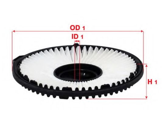 Воздушный фильтр SAKURA  Automotive A1220