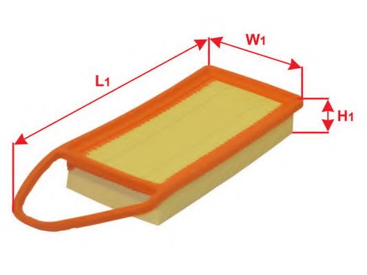 Воздушный фильтр SAKURA  Automotive A-1765