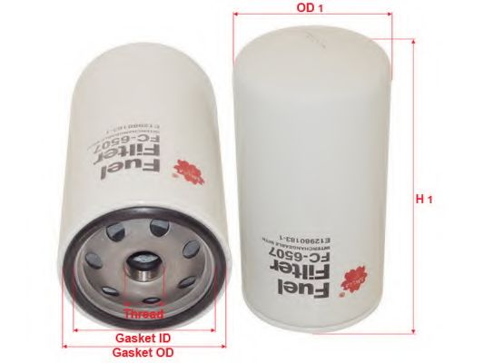 Топливный фильтр SAKURA  Automotive FC-6507