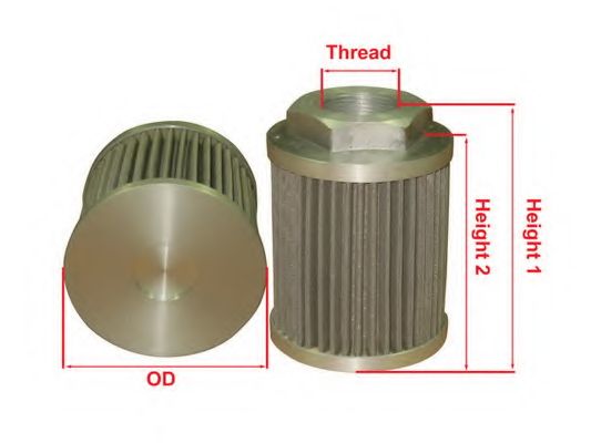 Фильтр, Гидравлическая система привода рабочего оборудования SAKURA  Automotive H-51180