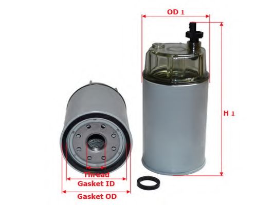 Топливный фильтр SAKURA  Automotive SFC-65020B