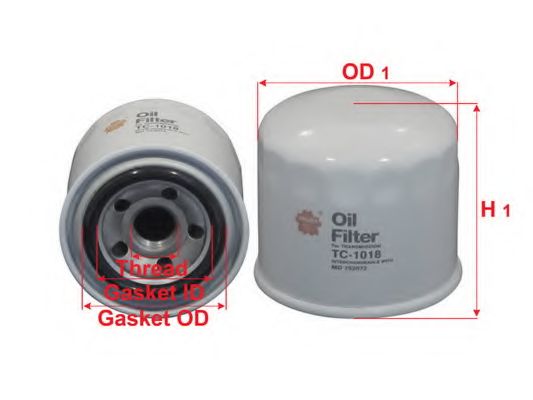 Гидрофильтр, автоматическая коробка передач SAKURA  Automotive TC1018