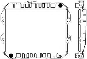 Радиатор, охлаждение двигателя SAKURA  Automotive 1461-0222