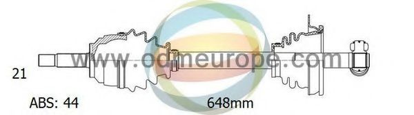 Приводной вал ODM-MULTIPARTS 18-291031