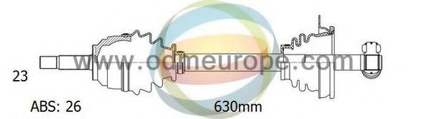 Приводной вал ODM-MULTIPARTS 18-291101