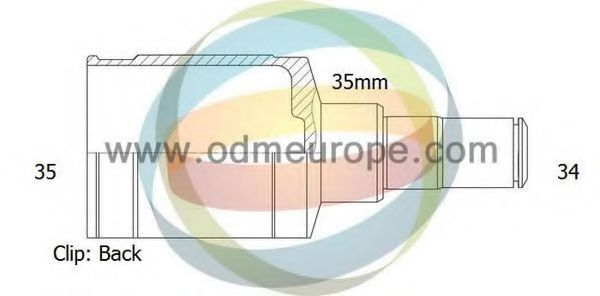 Шарнирный комплект, приводной вал ODM-MULTIPARTS 14-236093