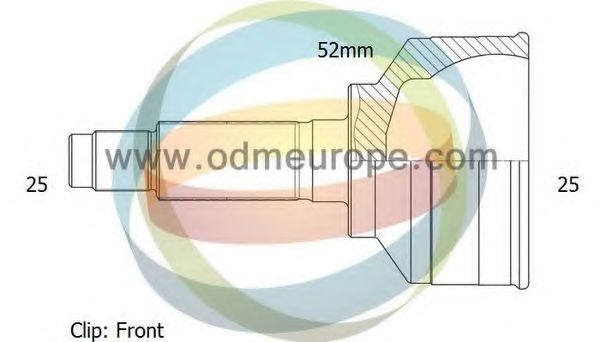 Шарнирный комплект, приводной вал ODM-MULTIPARTS 12-351973