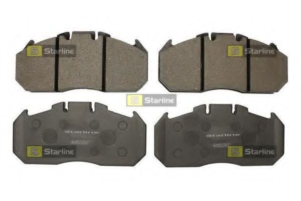 Комплект тормозных колодок, дисковый тормоз STARLINE BD T010