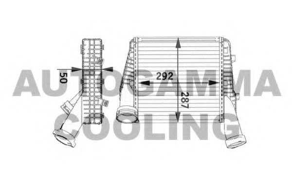 Интеркулер AUTOGAMMA 104893
