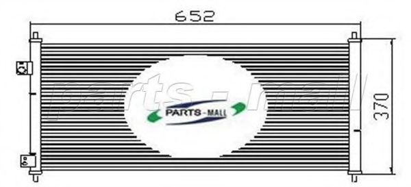 Конденсатор, кондиционер PARTS-MALL PXNCJ-007