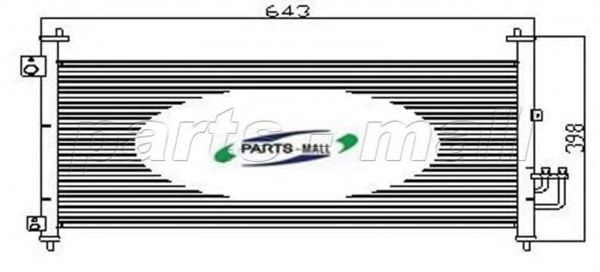 Конденсатор, кондиционер PARTS-MALL PXNCJ-008