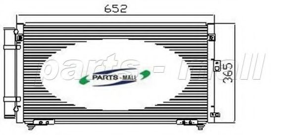 Конденсатор, кондиционер PARTS-MALL PXNCX-042X