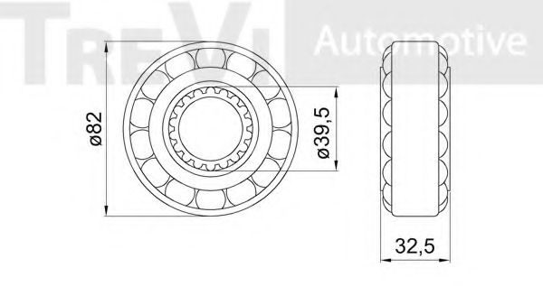 Комплект подшипника ступицы колеса RUVILLE 6610