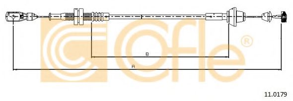Тросик газа COFLE 11.0179