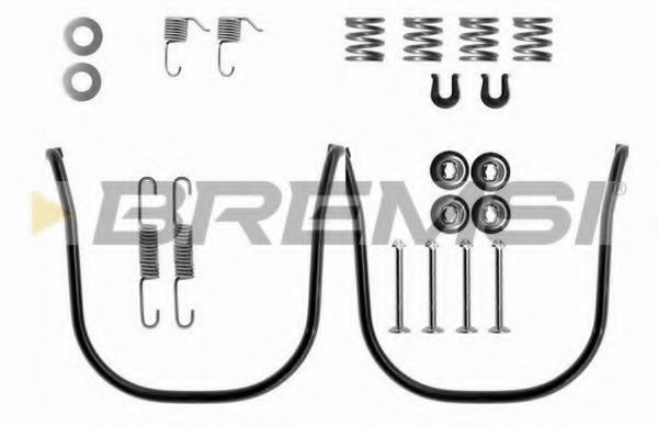 Комплектующие, тормозная колодка BREMSI SK0633