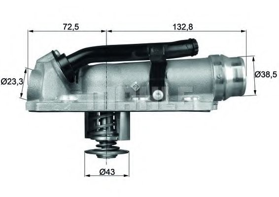 Термостат, охлаждающая жидкость BEHR TM 7 105
