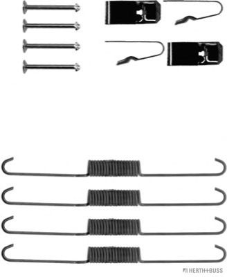 Комплектующие, тормозная колодка HERTH+BUSS JAKOPARTS J3568001