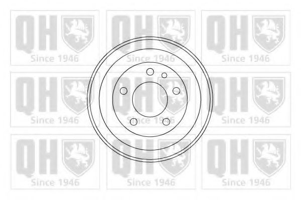 Тормозной барабан QUINTON HAZELL BDR150