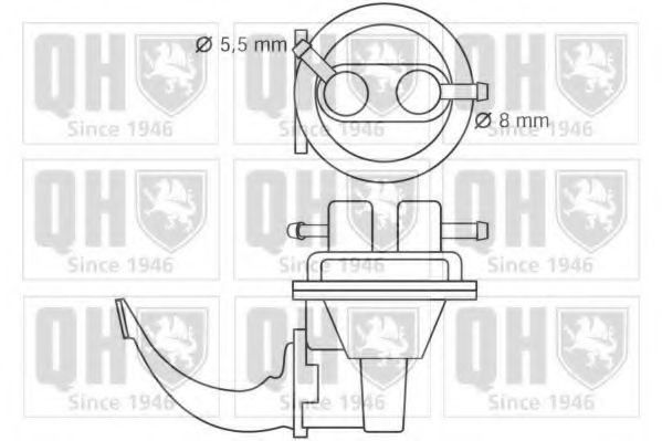 Топливный насос QUINTON HAZELL QFP269