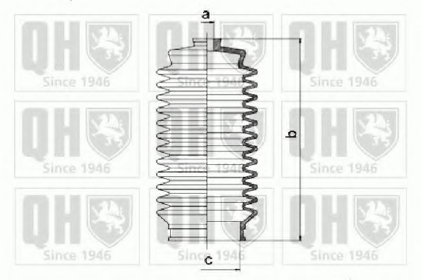 Комплект пылника, рулевое управление QUINTON HAZELL QG1149