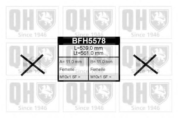 Тормозной шланг QUINTON HAZELL BFH5578