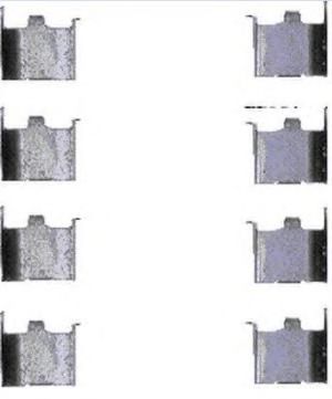 Комплектующие, колодки дискового тормоза BREMBO A 02 311