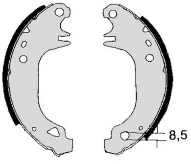 Комплект тормозных колодок BREMBO S 68 517