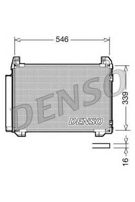 Конденсатор, кондиционер DENSO DCN50025