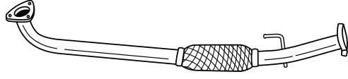 Труба выхлопного газа AKS DASIS SG11131