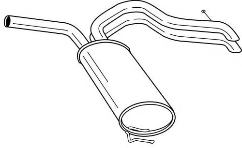 Глушитель выхлопных газов конечный AKS DASIS SG49639