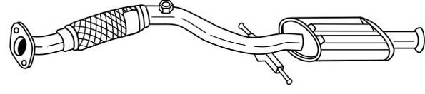 Предглушитель выхлопных газов AKS DASIS SG24313