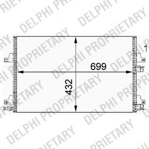 Конденсатор, кондиционер DELPHI TSP0225639