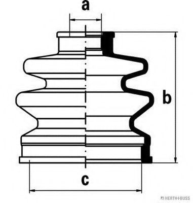 Комплект пылника, приводной вал MAGNETI MARELLI 600000065010
