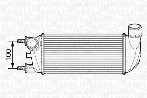 Интеркулер MAGNETI MARELLI 351319201490