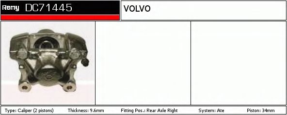 Тормозной суппорт DELCO REMY DC71445