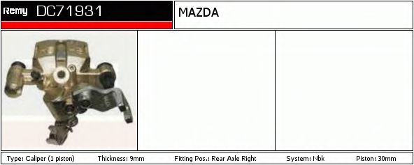 Тормозной суппорт DELCO REMY DC71931