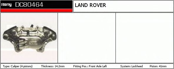 Тормозной суппорт DELCO REMY DC80464