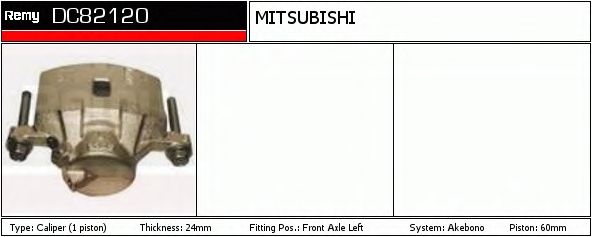 Тормозной суппорт DELCO REMY DC82120